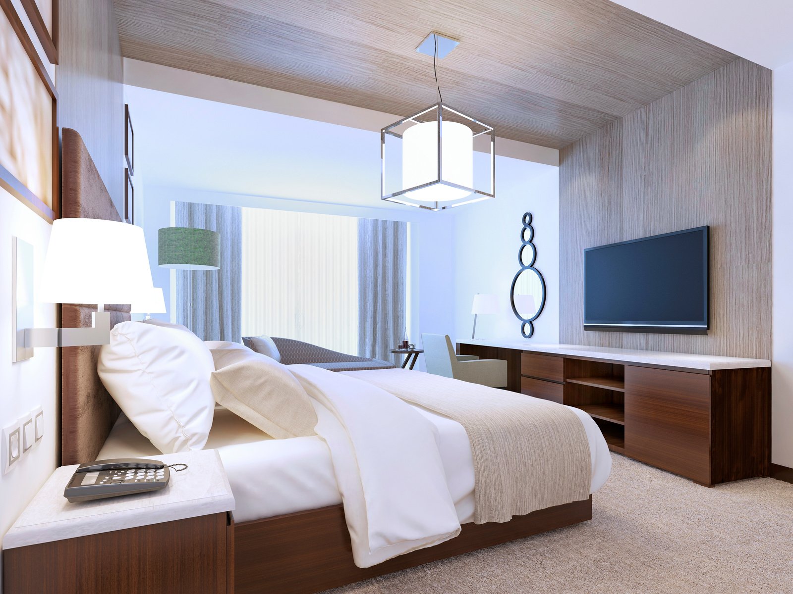 Inspiration for modern hotel room