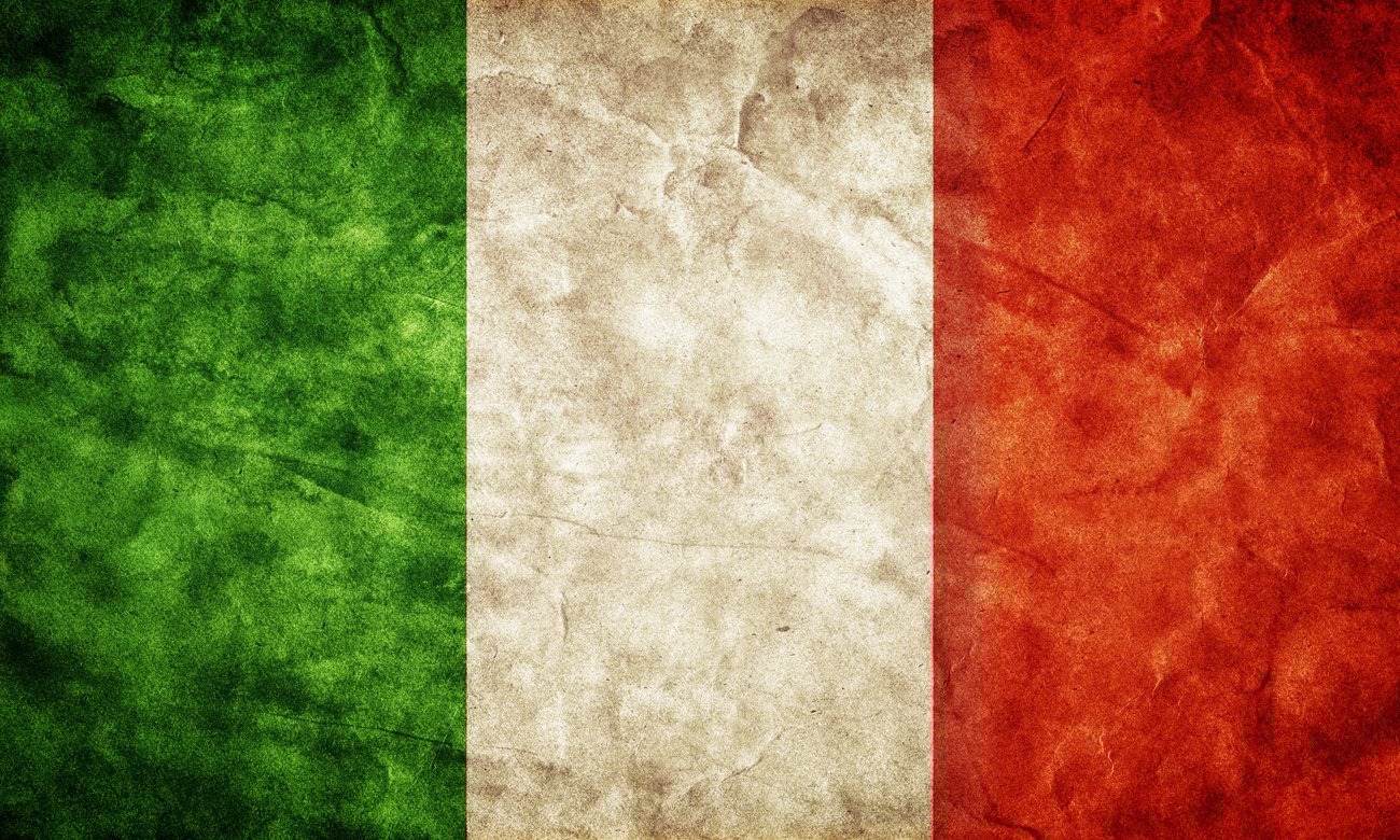 Italy Grunge Flag